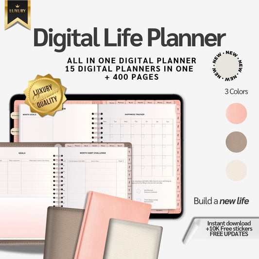 Digital Planner - All In One Digital Planner