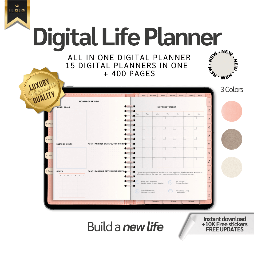 Digital Planner - All In One Digital Planner